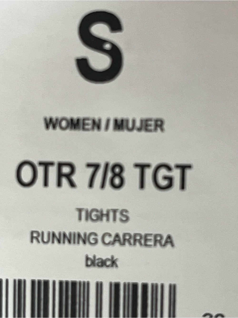 adidas Black Running Carrera 7/8 Tights Women